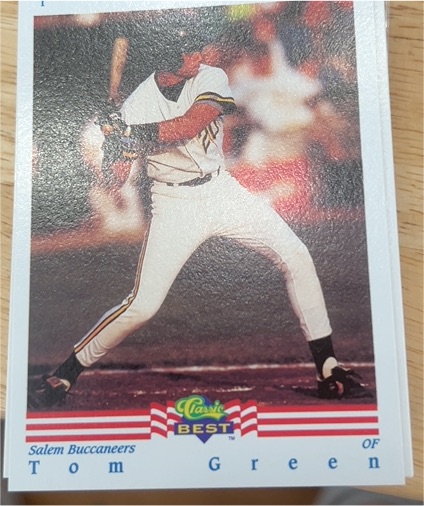 1992 Classic Best #241 Tom Green — front