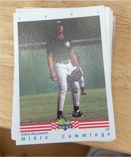 1992 Classic Best #1 Midre Cummings — front
