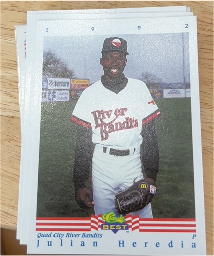 1992 Classic Best #227 Julian Heredia — front