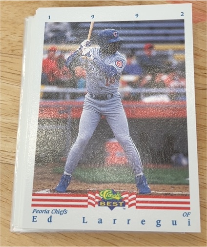1992 Classic Best #1992 Ed Larregui — front