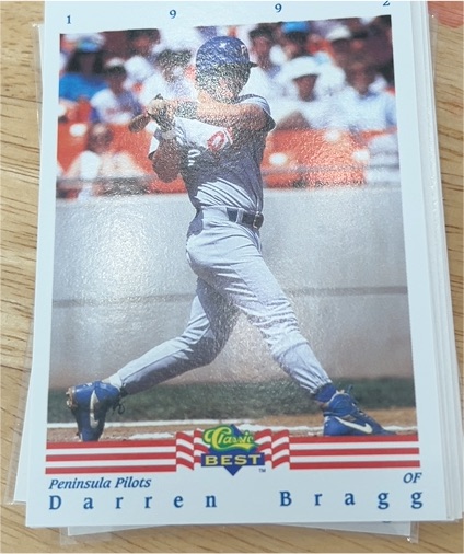1992 Classic Best #213 Darren Bragg Peninsula Pilots — front