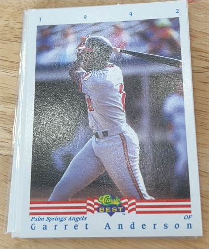 1992 Classic Best #209 Garret Anderson — front