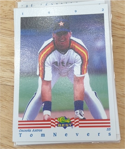 1992 Classic Best #208 Tom Nevers — front
