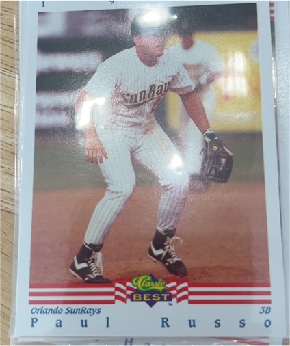 1992 Classic Best #1 Paul Russo — front