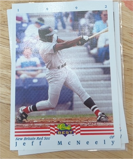 1992 Classic Best #1 Jeff McNeely — front