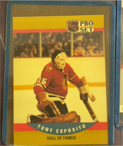 1990-91 Pro Set #659 Tony Esposito — front