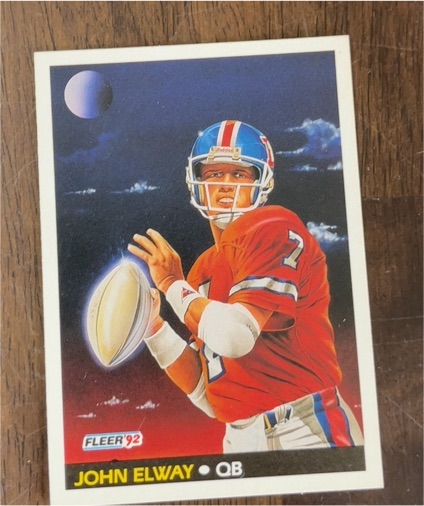 1992 Fleer #471 John Elway — front