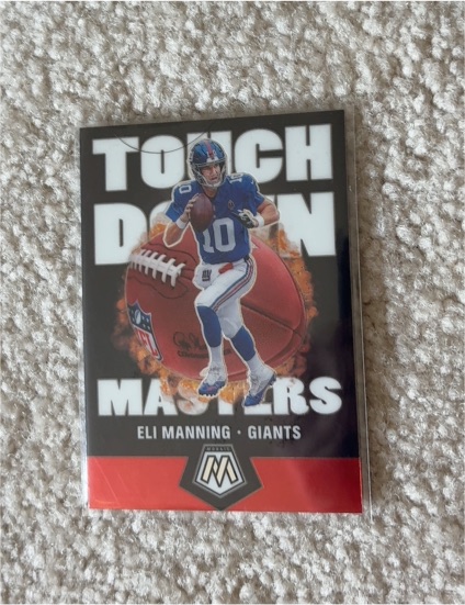 2020 Panini Mosaic #TM13 Eli Manning Touchdown Masters — front