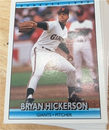 1992 Donruss #783 Bryan Hickerson — front