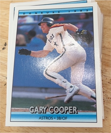 1992 Donruss #201 Gary Cooper — front
