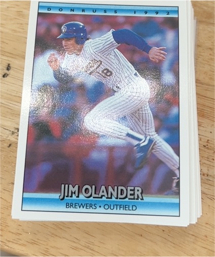 1992 Donruss #766 Jim Olander — front