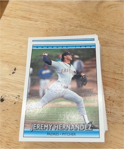1992 Donruss #756 Jeremy Hernandez — front