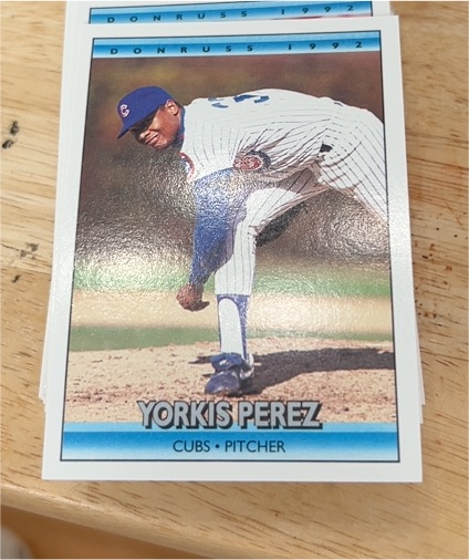 1992 Donruss Yorkis Perez Chicago Cubs Pitcher — front