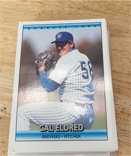 1992 Donruss #718 Cal Eldred — front