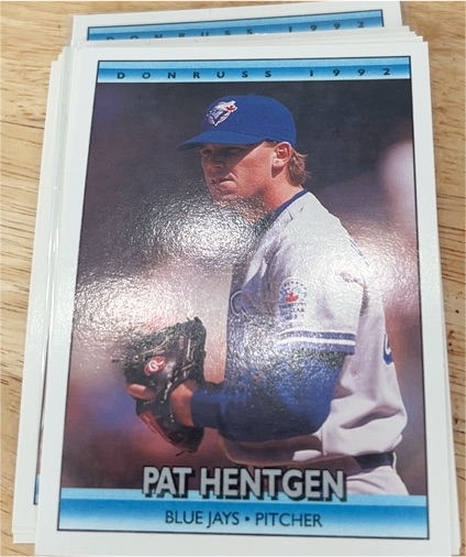 1992 Donruss #704 Pat Hentgen — front