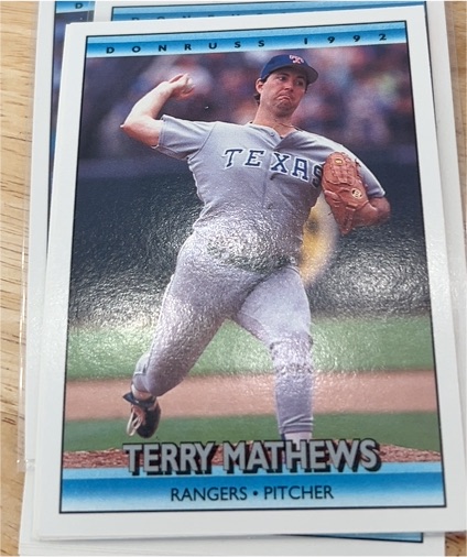 1992 Donruss #694 Terry Mathews — front