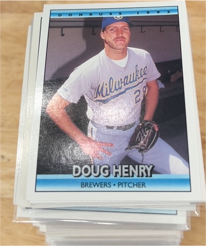 1992 Donruss #663 Doug Henry — front