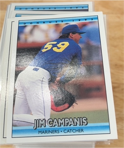 1992 Donruss #647 Jim Campanis — front