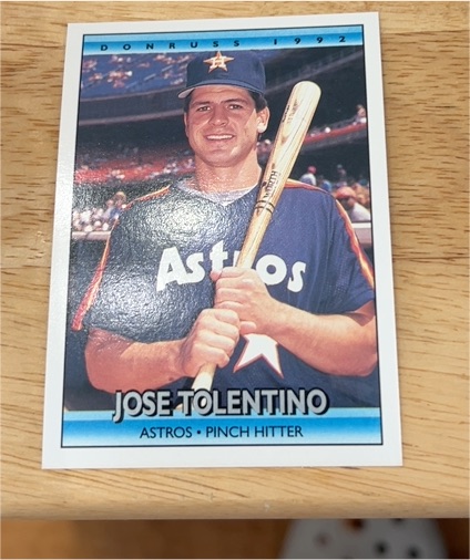 1992 Donruss #589 Jose Tolentino — front