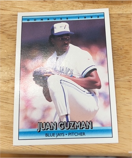 1992 Donruss #534 Juan Guzman — front