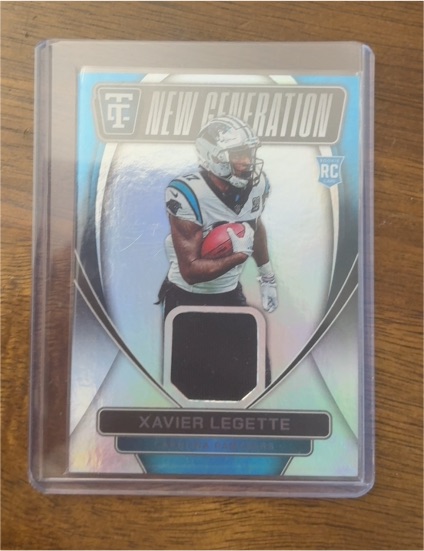 2024 Panini Totally Certified New Generation Patch #NGJ-XL Xavier Legette — front