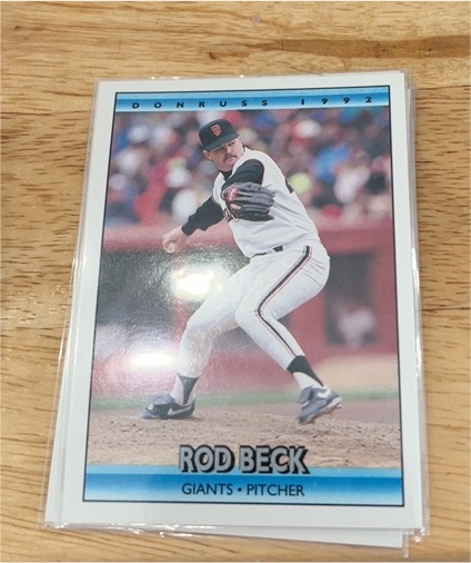 1992 Donruss #461 Rod Beck — front