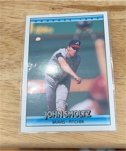 1992 Donruss #442 John Smoltz — front