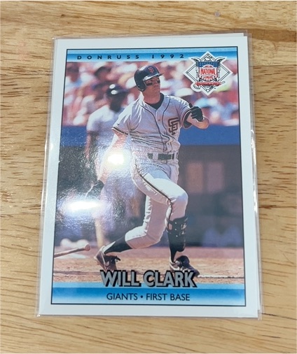 1992 Donruss #428 Will Clark — front