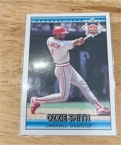 1992 Donruss #423 Ozzie Smith — front