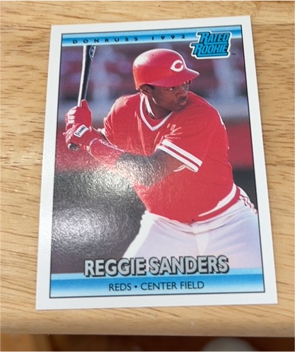 1992 Donruss #415 Reggie Sanders — front