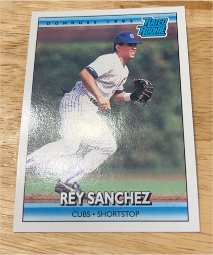 1992 Donruss #412 Rey Sanchez — front