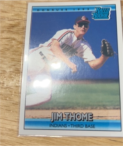 1992 Donruss #406 Jim Thome — front