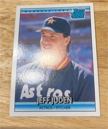 1992 Donruss #405 Jeff Juden — front