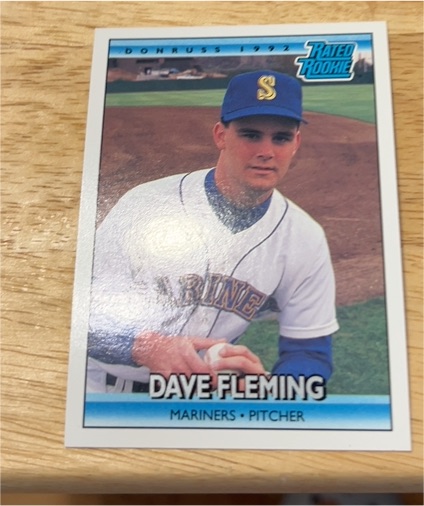 1992 Donruss #404 Dave Fleming — front