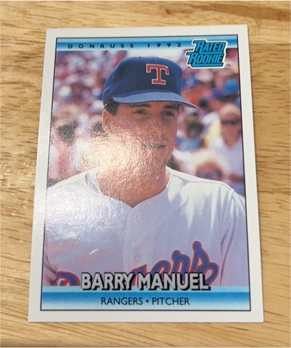 1992 Donruss #401 Barry Manuel — front