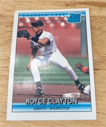 1992 Donruss #397 Royce Clayton — front