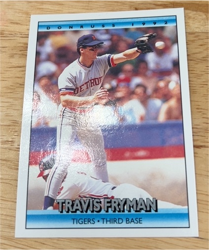1992 Donruss #349 Travis Fryman — front