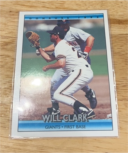 1992 Donruss #214 Will Clark — front