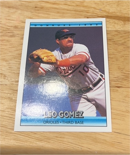 1992 Donruss #199 Leo Gomez — front