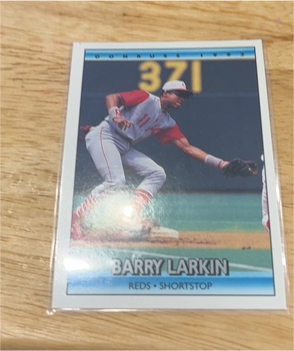 1992 Donruss #185 Barry Larkin — front