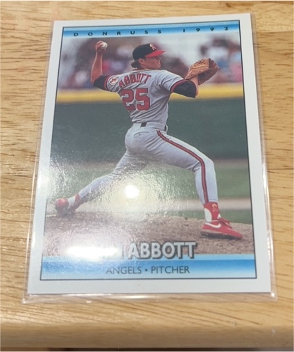1992 Donruss #130 Jim Abbott — front