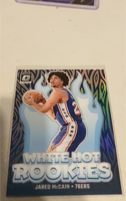 2024-25 Panini Donruss Optic #2 Jared McCain White Hot Rookies — front