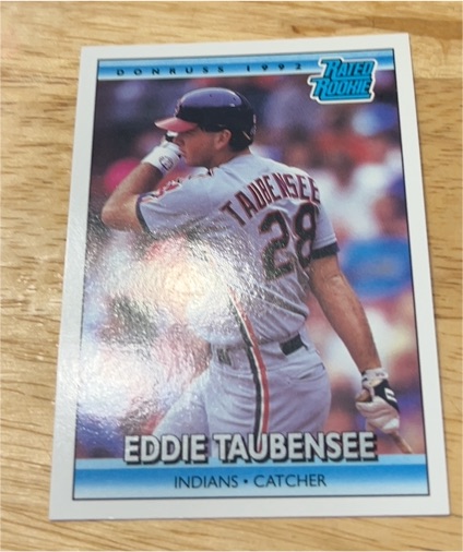 1992 Donruss #18 Eddie Taubensee — front