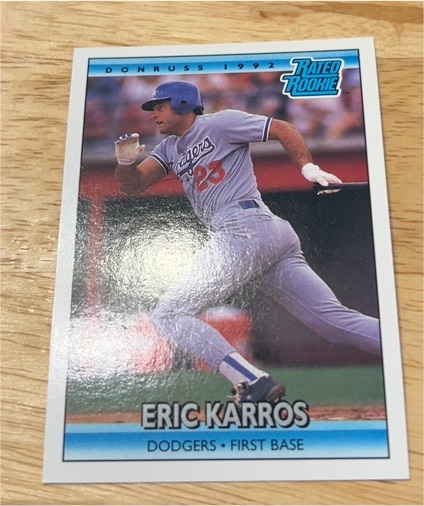 1992 Donruss #16 Eric Karros — front