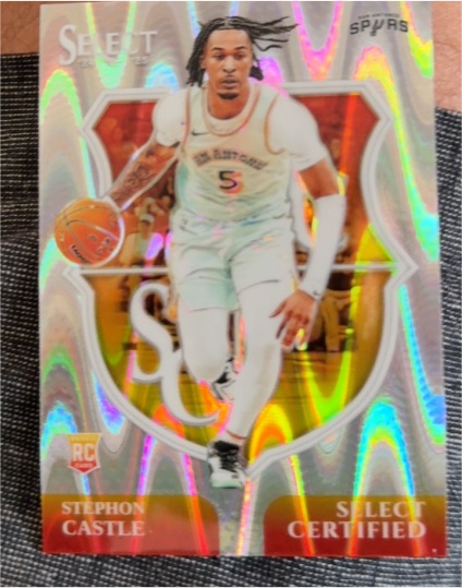2024-25 Panini Select Certified #19 Stephon Castle — front