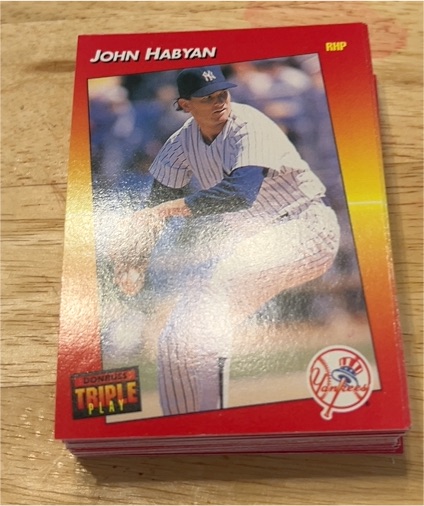 1992 Donruss Triple Play #228 John Habyan — front