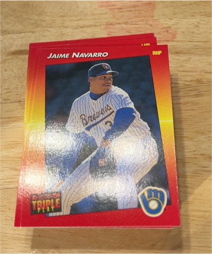 1992 Donruss Triple Play #188 Jaime Navarro — front