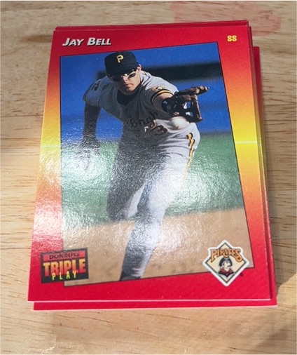 1992 Donruss Triple Play #184 Jay Bell — front