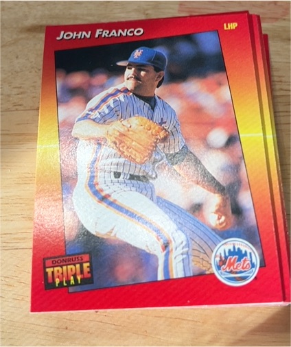 1992 Donruss Triple Play #182 John Franco — front