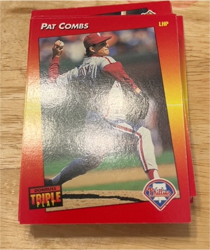 1992 Donruss Triple Play #unknown Pat Combs — front